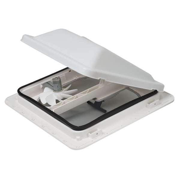 Ventline V3092-601-00 V3092 Series Non-Powered E-Z Lift Roof Ventadome with Pop-Out Screen - White